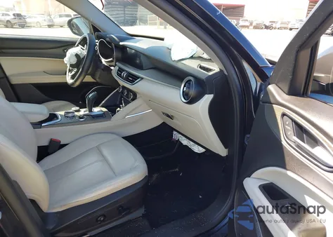 2021 Alfa Romeo Stelvio Ti Awd from USA, damaged, VIN ZASPAKBNXM7D18180